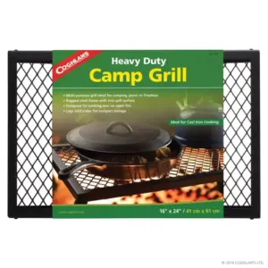 Coghlan's Heavy Duty Portable Camping Grill for Outdoor Cooking
