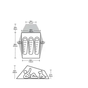 Big Agnes Seedhouse SL1 UL Tent Footprint
