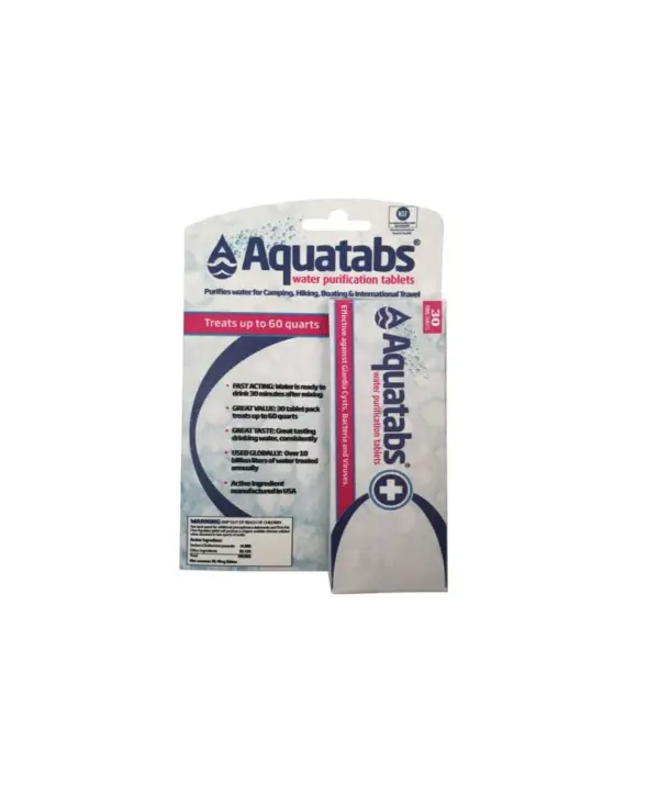 MSR Aquatabs Water Purifier Tablets for Safe Drinking