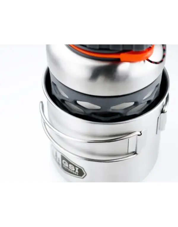 Stainless Steel Camping Coffee Percolator - GSI Glacier