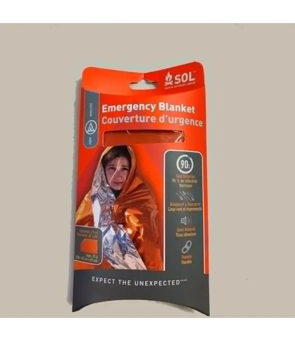 SOL Ultra-Lightweight Waterproof Emergency Survival Blanket