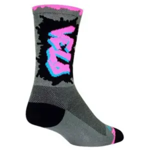 SockGuy Velo Cycling Socks - 6 Inch Cushioned Bike Socks