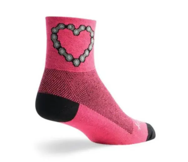 Women's Chain Luv Cycling Socks by SockGuy