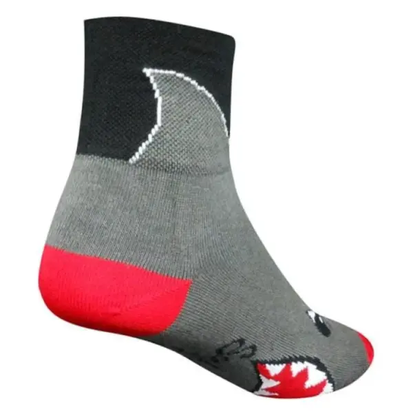 SockGuy Shark 3-Inch Cycling Socks Moisture Wicking