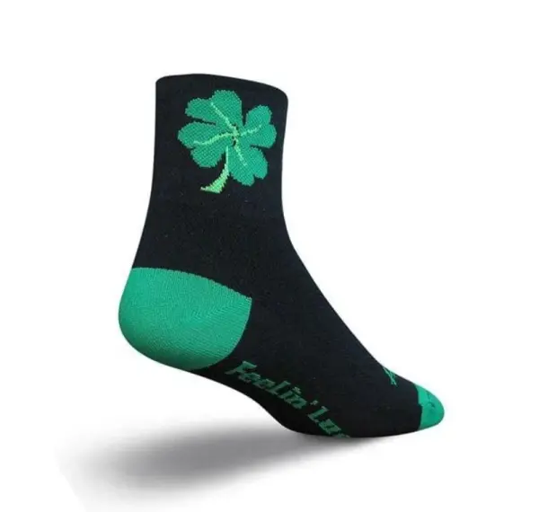 SockGuy Cycling Socks Pirate Print 3-Inch Height