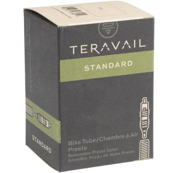 Teravail Superlight Bike Tube 700x20-28c Presta Valve 60mm - Image 2