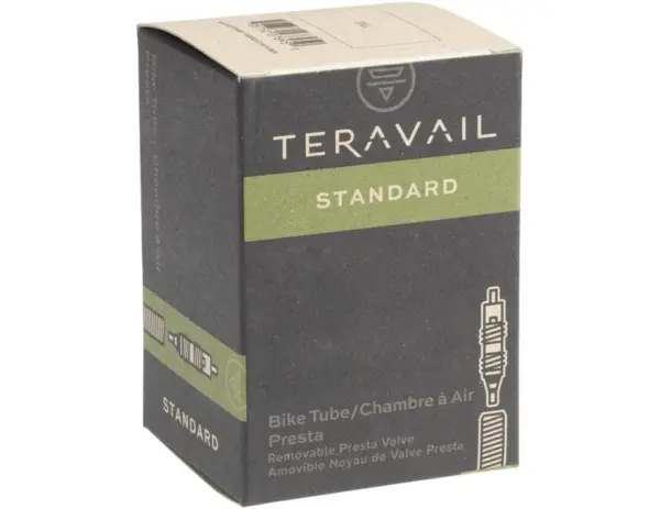 Teravail 29" Bike Inner Tube Presta Valve 40mm for 2.0-2.4" Tires