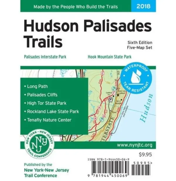 Harriman Bear Mountain Hiking Trail Map NY State Park Trails
