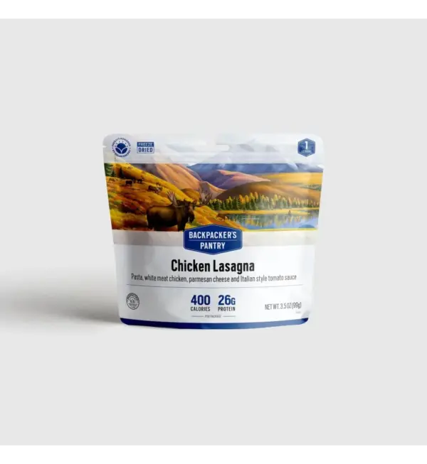 Backpacker's Pantry Chicken Lasagna - Freeze-Dried Camping Meal