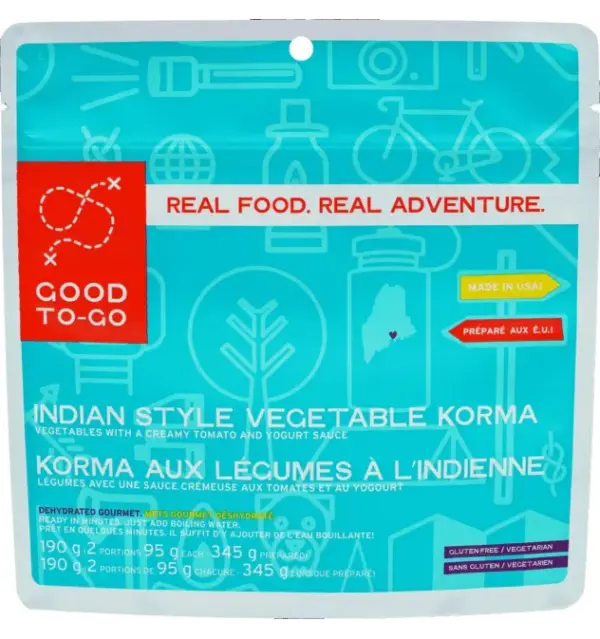Good To-Go Indian Vegetable Korma - 2-Serving Meal Kit