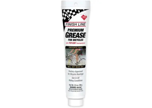 Finish Line Teflon Grease 3.5 oz Tube for Bike Maintenance