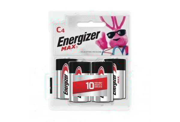 Energizer Max AA Batteries: 4 Pack Long-Lasting Power