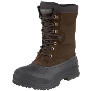 Kamik Men's Waterproof Snow Boots - Insulated Wide Winter Boots
