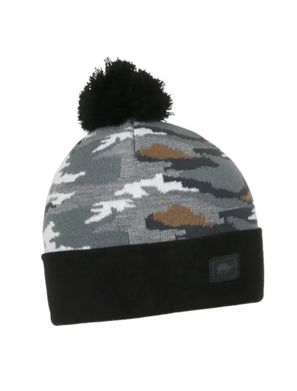 Turtle Fur Boys' BDU Pom Beanie - Warm Winter Hat - Image 2