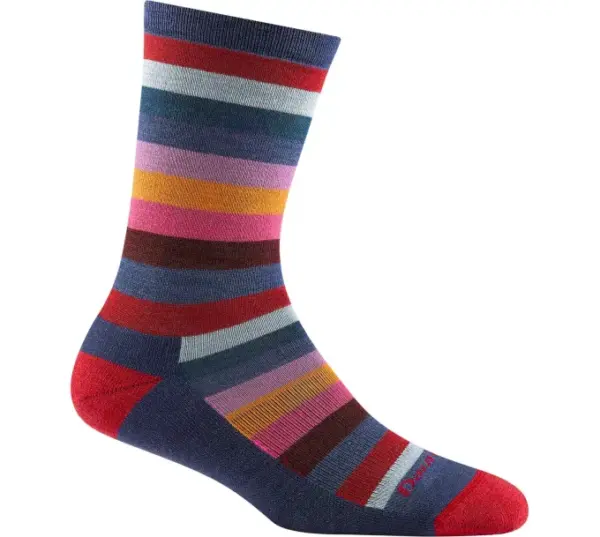 Darn Tough Women's Lightweight Stripe Crew Socks for Daily Wear