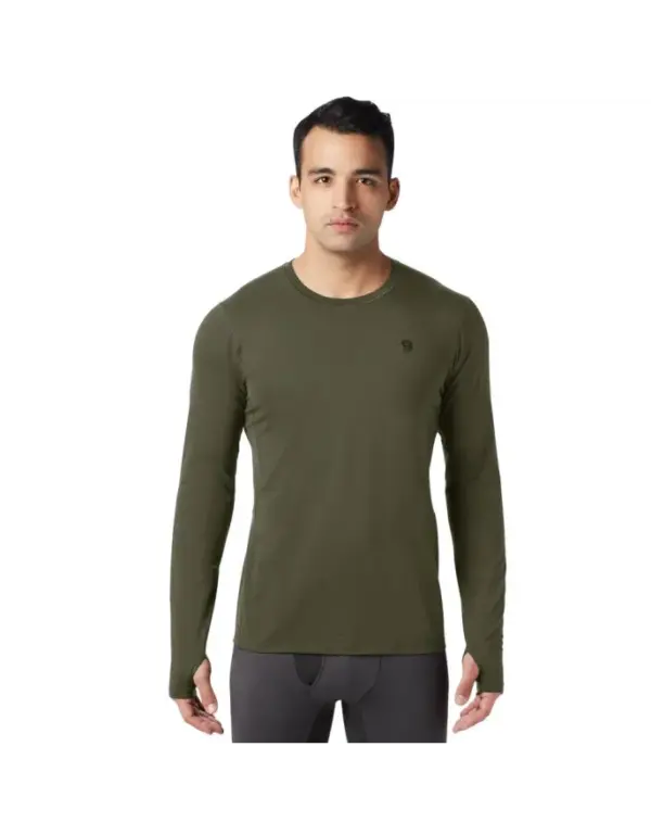 Mens Mountain Hardwear Ghee Half Zip Long Sleeve Shirt