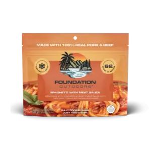 Dehydrated Spaghetti Bolognese by Foundation Outdoors Camping Meal