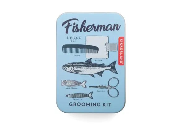 Men's Fishing Grooming Kit with Beard Trimmer & Tools - Image 2