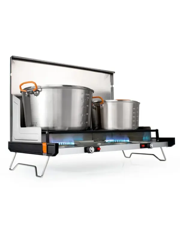 GSI Outdoors 2-Burner Camping Stove - Pinnacle Pro Compact - Image 2