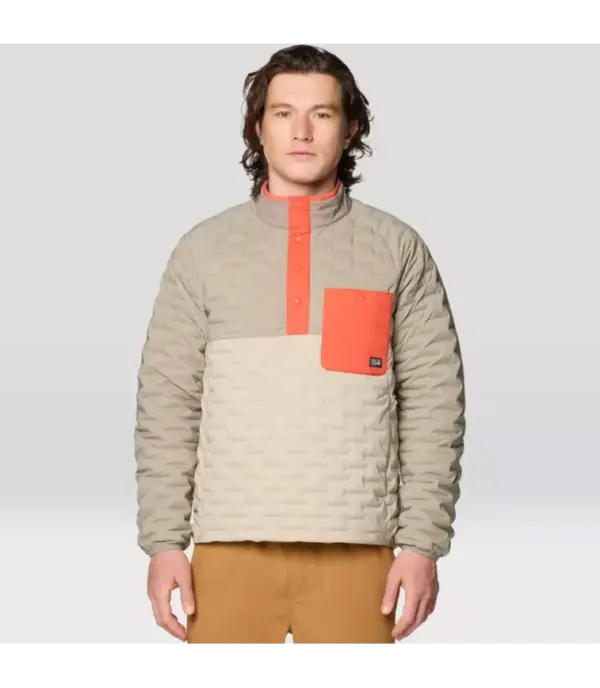 Mountain Hardwear Lightweight Stretchdown Jacket with Snap Neck