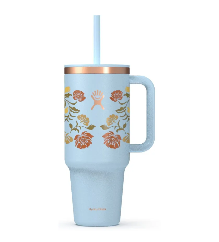 Hydro Flask 32oz Wide Mouth Straw Lid Insulated Water Bottle - Western LE