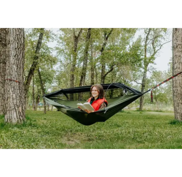 YATTA Portable Camping Hammock with Mosquito Net for Outdoor Adventures - Image 3