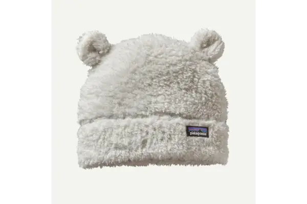 Patagonia Baby Soft Beanie Hat with Furry Animal Designs - Image 2