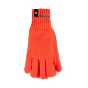 Heat Holders Thermal Knit Gloves with Grip - Warm Winter Gloves