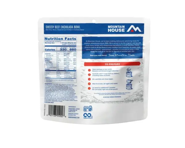 Mountain House Pepperoni Pizza Bowl Freeze Dried Camping Meal