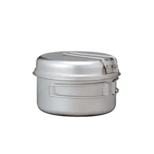 Snow Peak Titanium Compact Cookset - Lightweight Camping Cookware