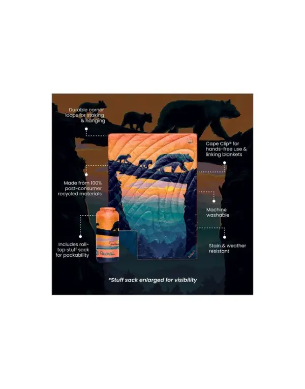 Rumpl Great Smoky National Park Puffy Outdoor Blanket - Image 2