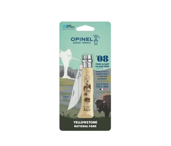 Opinel No.08 Yellowstone Pocket Knife - Folding Edition - Image 2