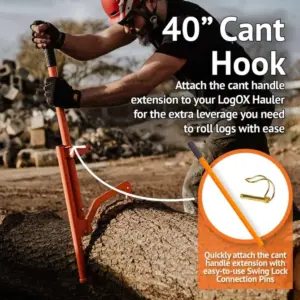 LogOX Portable Log Hauler with Wheels