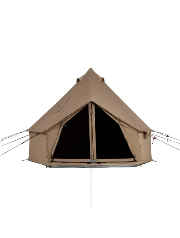 10ft Spacious White Duck Canvas Bell Tent - Regatta - Image 3