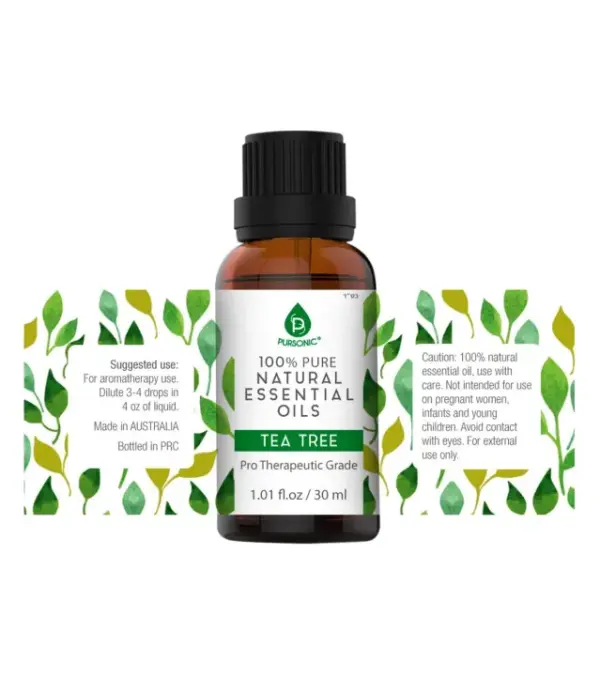 Pursonic Pure Tea Tree Essential Oil for Acne & Skin Care - Image 2