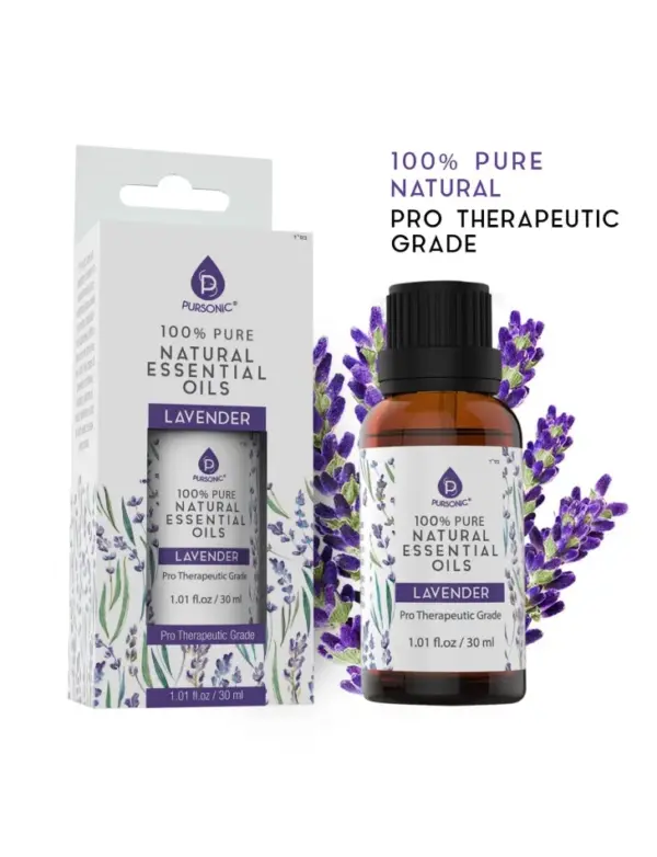 Lavender Essential Oil Pure Natural Aromatherapy - Pursonic - Image 3