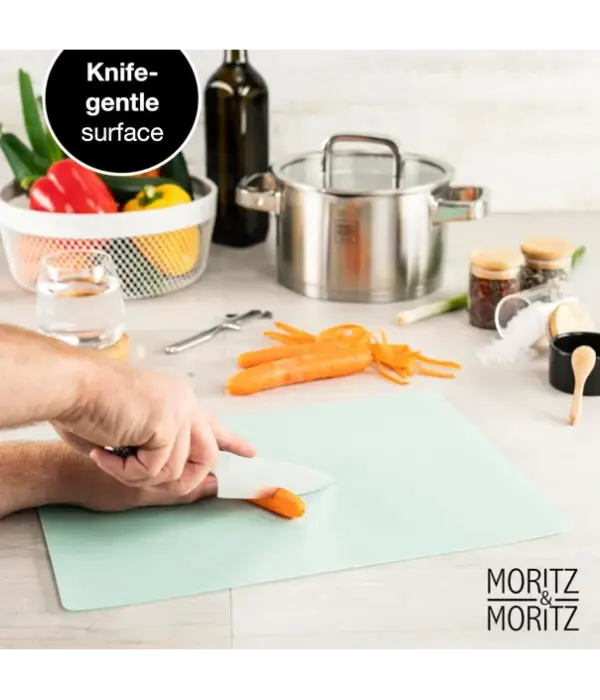 Moritz & Moritz 4-Pack Kitchen Cutting Mats, Dishwasher Safe