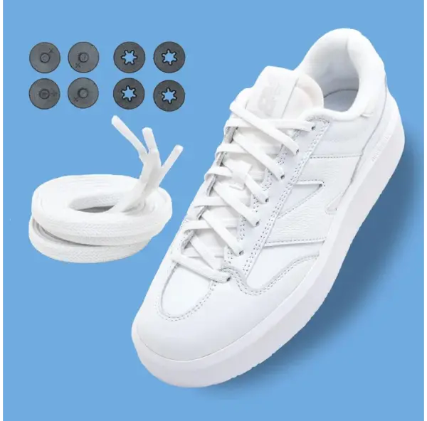 Lock Laces Elastic Shoelaces - No-Tie Flat Laces 48 Inch