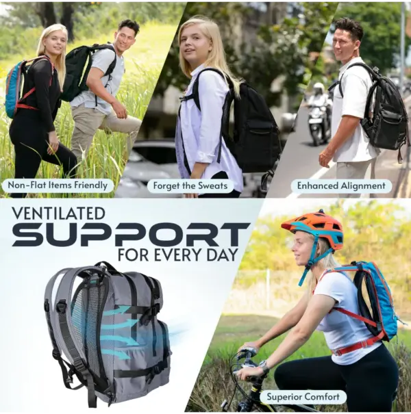 Lightweight Backpack Shoulder Pads - VentaPak Under 12oz Comfort - Image 3