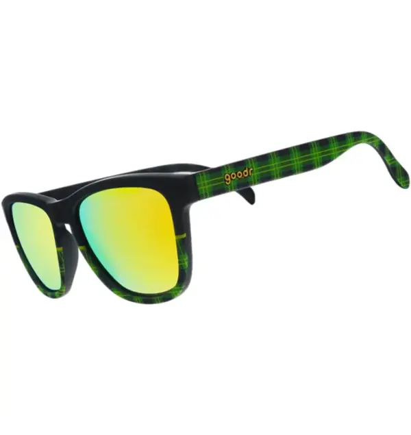 goodr OG Tartan Plaid Sunglasses Non-Slip Wraparound Fit