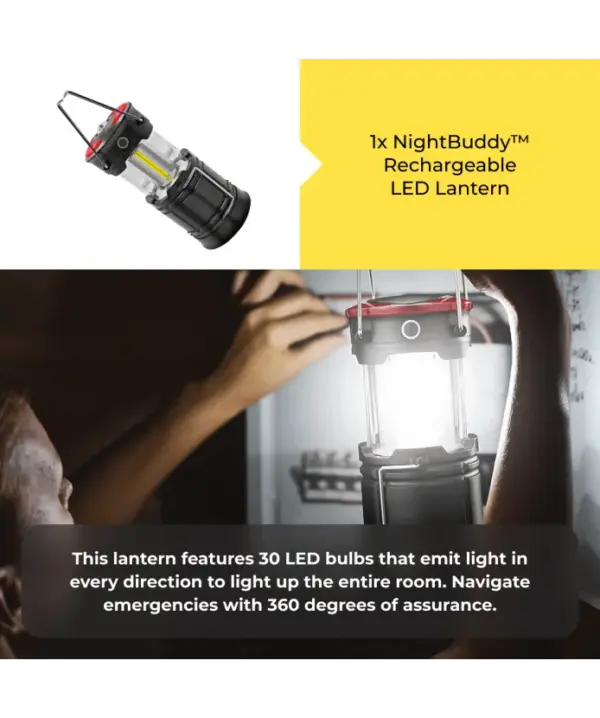 NightBuddy Emergency Kit - Portable Safety Gear for Power Outages