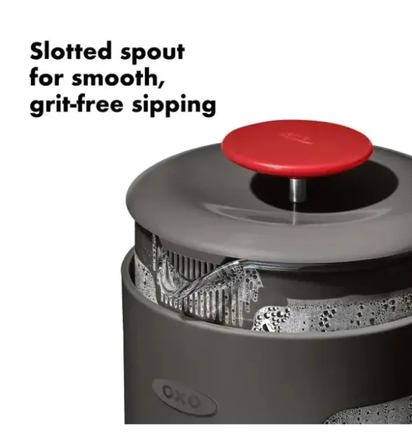 OXO Stainless Steel French Press Coffee Maker for Camping