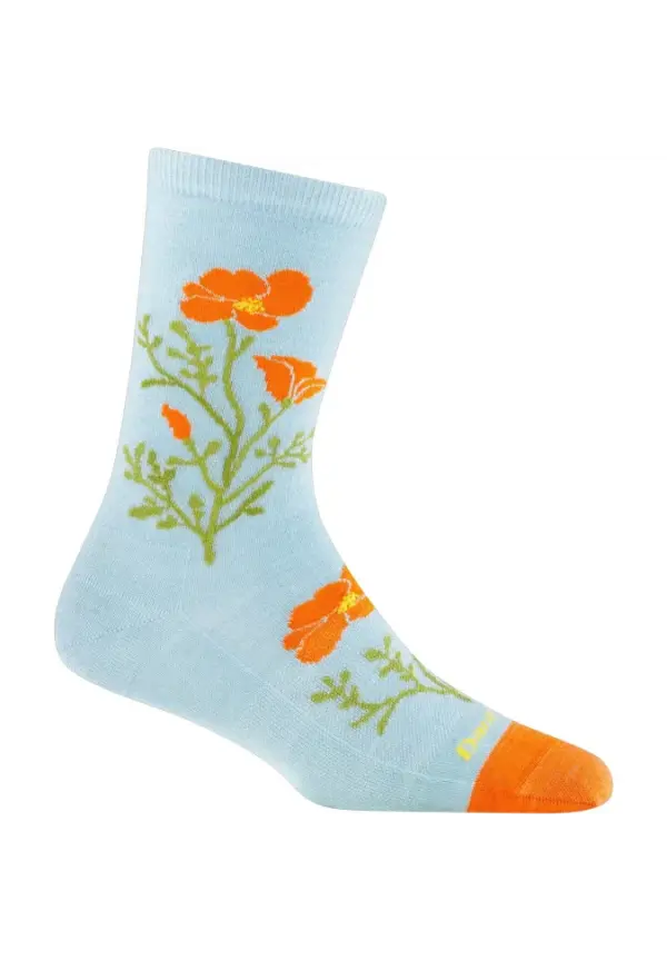 Darn Tough Blossom Crew Socks for Women - Lightweight Comfort - Image 3