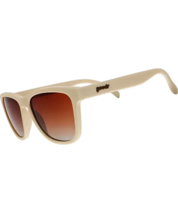 goodr OG Sunglasses Toast Marshmallow Brown Lens - Image 2