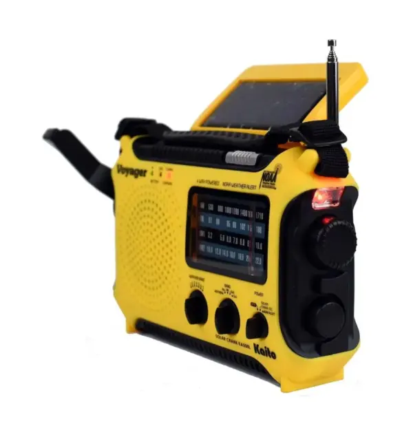 Kaito KA336 Solar Crank Emergency Radio with AM/FM & NOAA Weather Alerts - Image 3