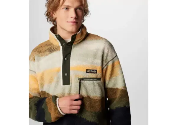 Columbia Men's Printed Half-Zip Fleece Jacket