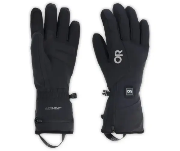 Men's Heated Winter Gloves - Outdoor Research Sureshot Softshell - Image 3
