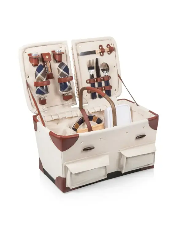 Pioneer Picnic Basket - Insulated, Spacious Outdoor Dining Set - Image 3