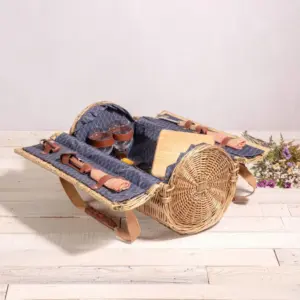Gourmet Wine & Cheese Picnic Basket Set Verona by Picnic Time