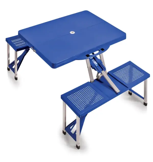 Picnic Time Portable Folding Table with Seats for Outdoor Family Use